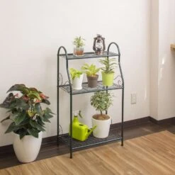 VegTrug 38 In. H Black Steel Plant Stand -Abbo Garden Shop e3786e92 45a3 49eb b01b b4916db31c69