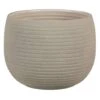 Scheurich Linara 7 In. D Ceramic Flower Pot Taupe -Abbo Garden Shop e818c21d 0233 456f bef3 10dc6345ff8c