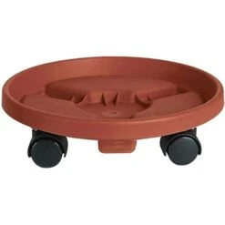 Bloem 3.5 In. H X 16 In. W X 16 In. D Terracotta Plastic Plant Caddy