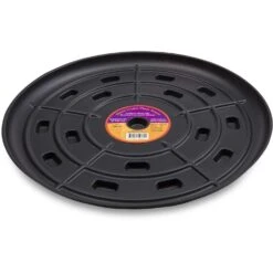 Down Under 17 In. D Plastic Plant Saucer Black